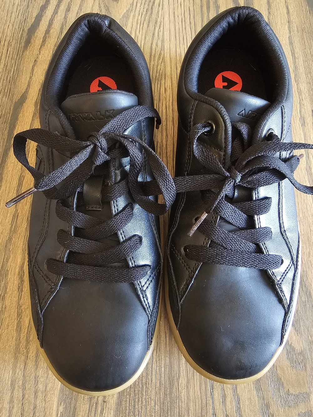 Airwalk Men's Black Sneakers with Tan Gum Outsole